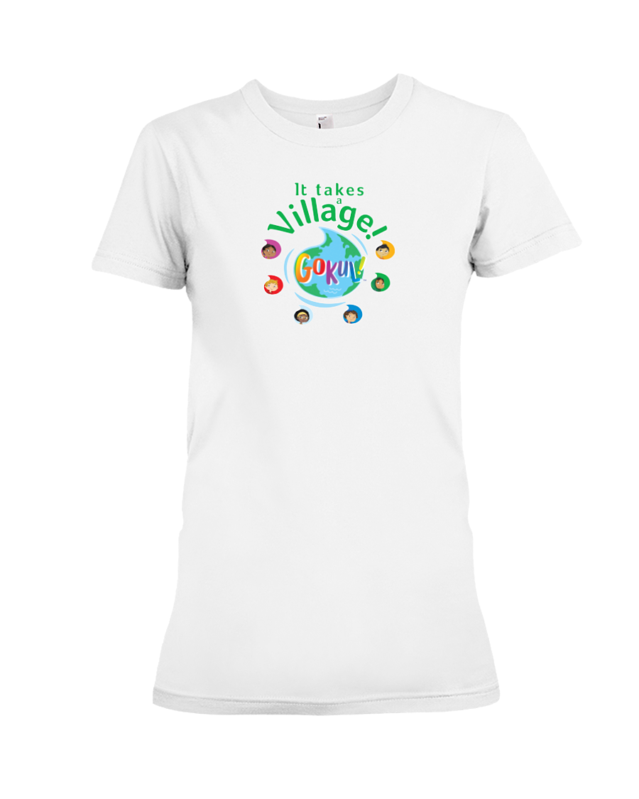 It Takes a Village! Women's Fitted T-Shirt (More Colors Available)