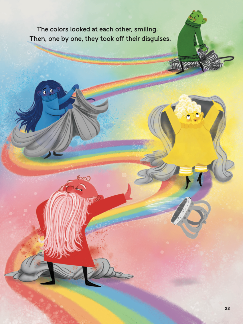 Gokul Village and The Mystery of the Vanishing Colors (Hardcover Picture Book)