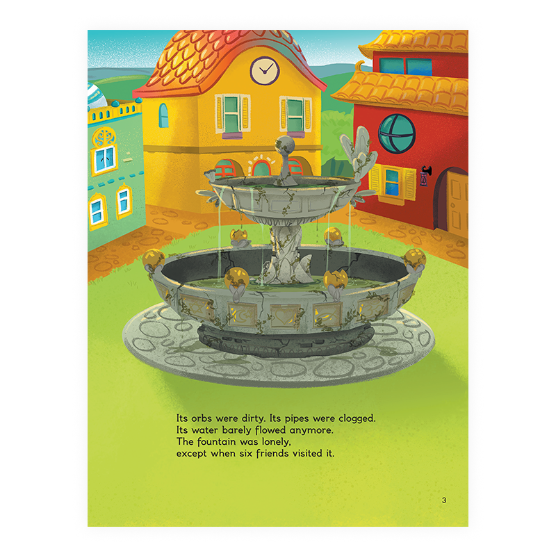 Gokul Village and The Magic Fountain (Hardcover Picture Book)