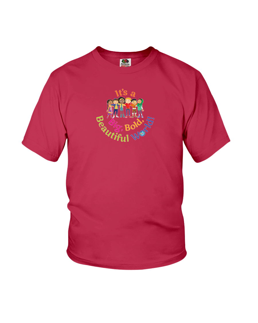 It's a Big, Bold, Beautiful World! KIDS T-shirt (More Colors