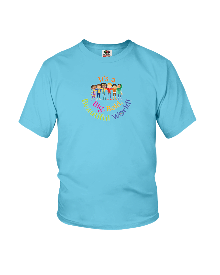 It's a Big, Bold, Beautiful World! KIDS T-shirt (More Colors Available)
