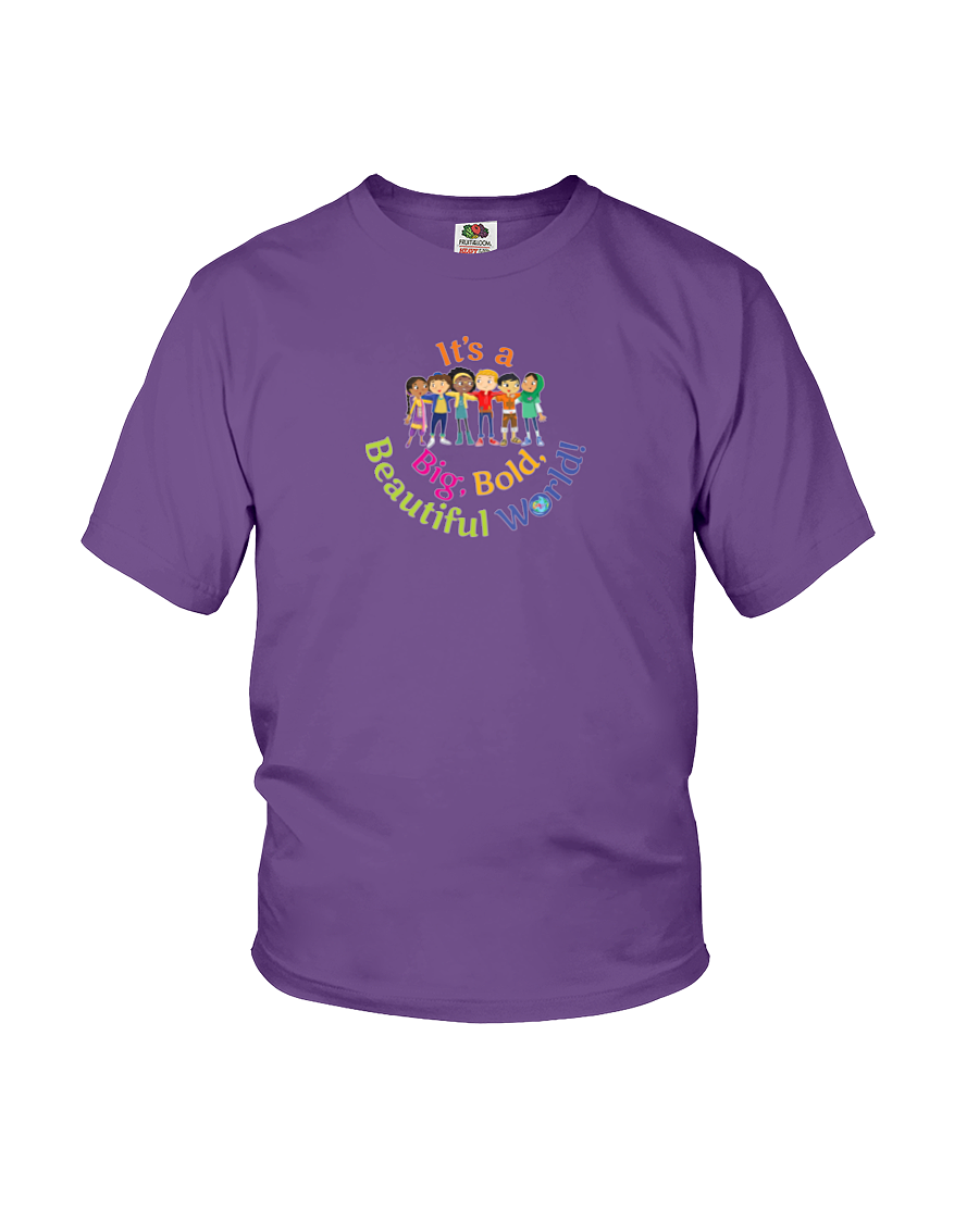 It's a Big, Bold, Beautiful World! KIDS T-shirt (More Colors