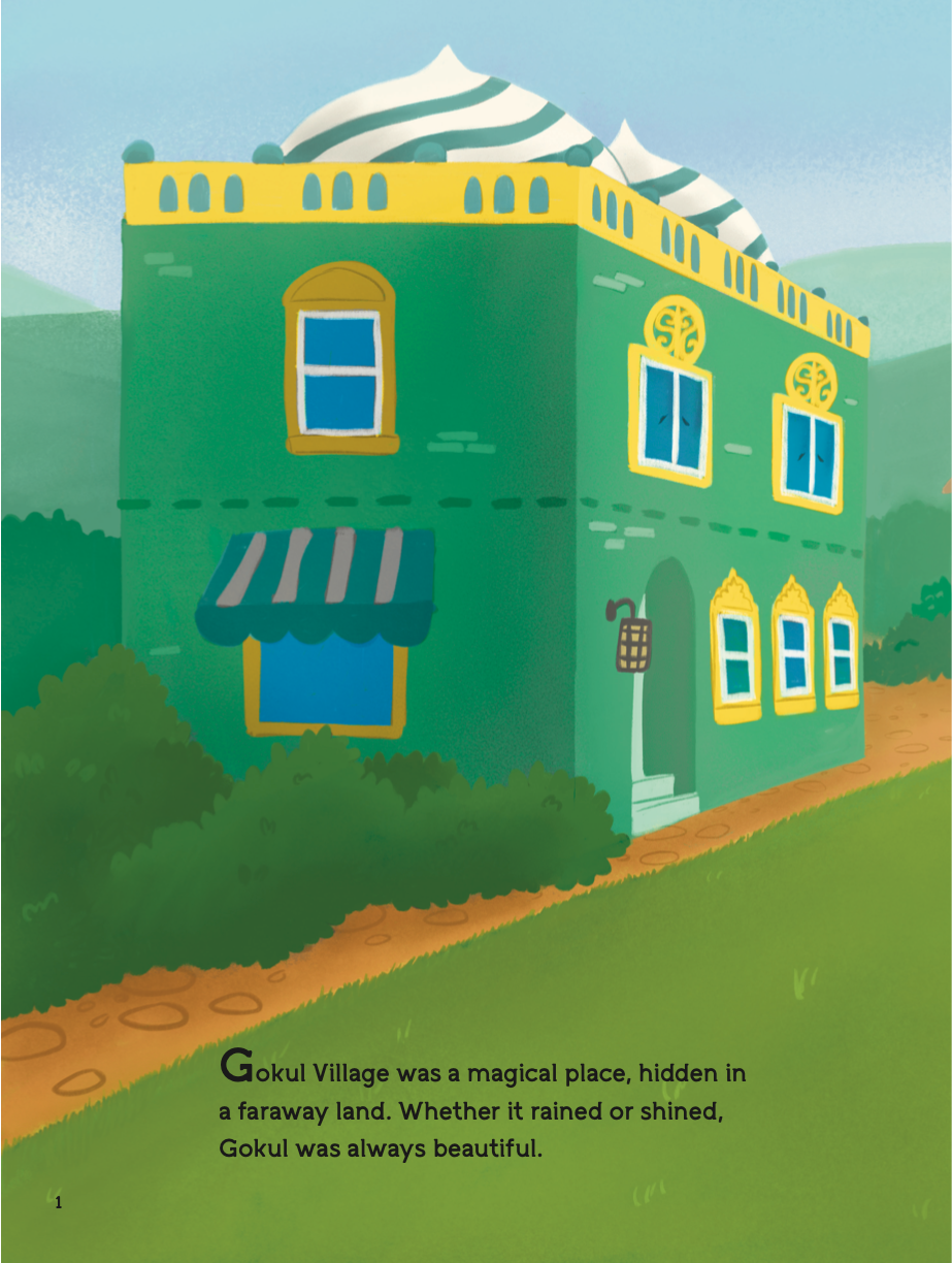 Gokul Village and The Mystery of the Vanishing Colors (Hardcover Picture Book)